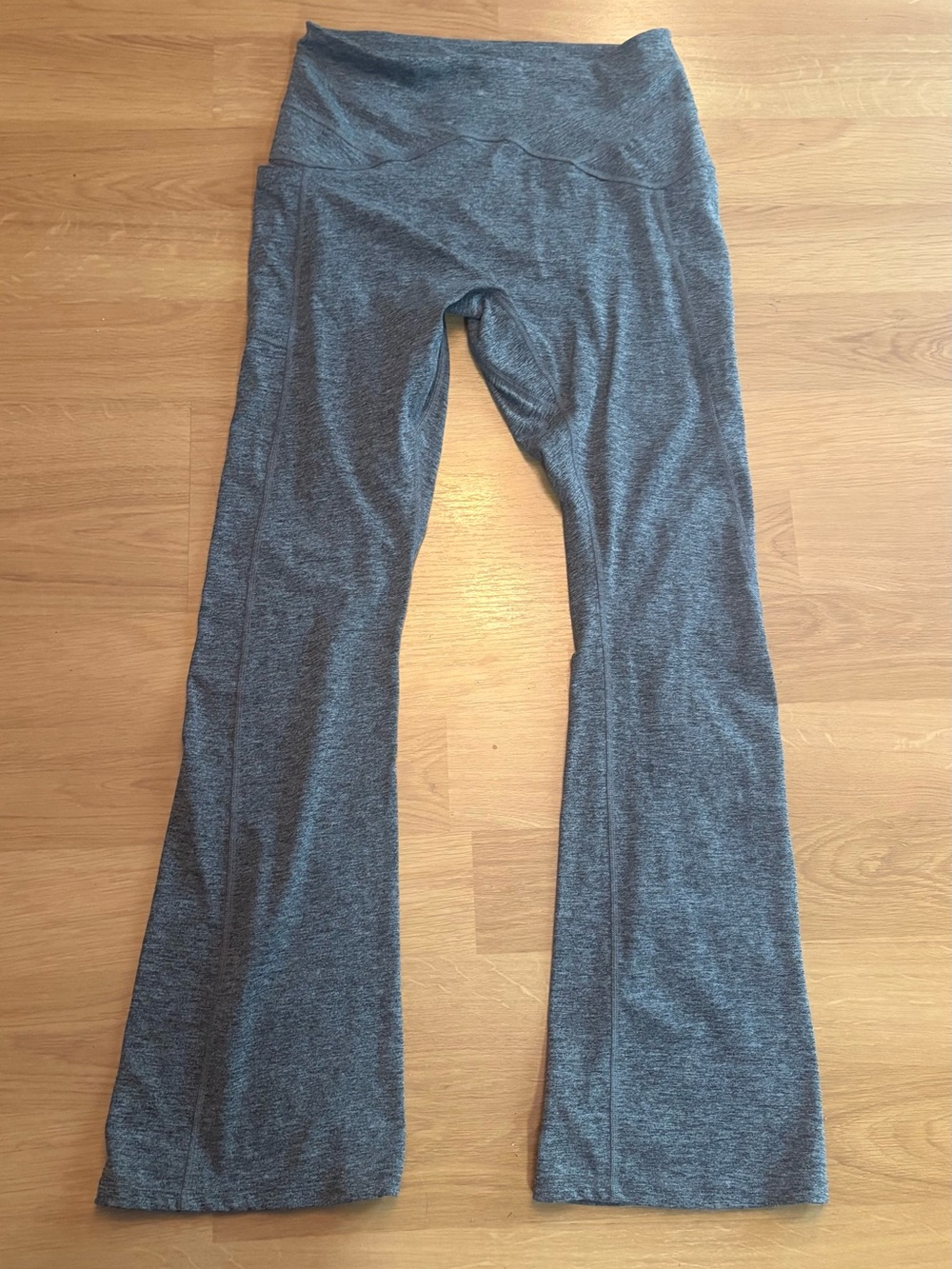 Free People Gray Flared Leggings